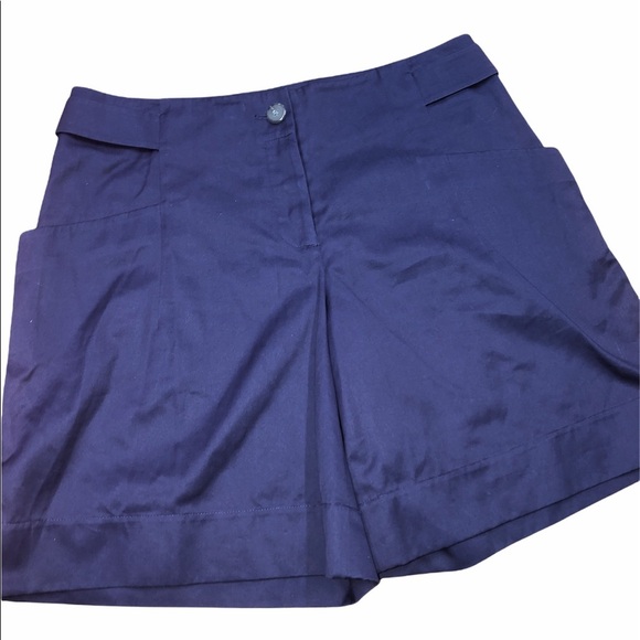 Tse size 6 navy blue cotton shorts - Picture 1 of 6